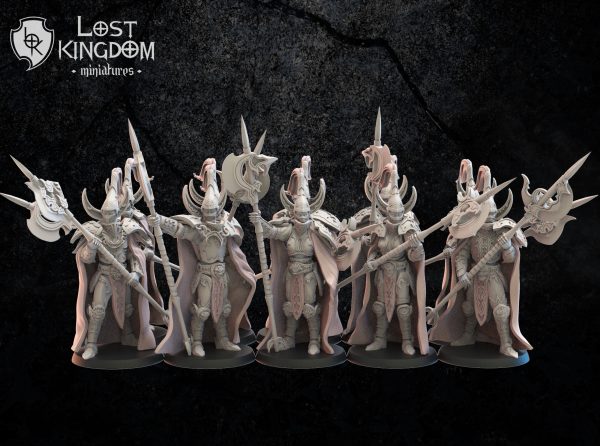 Hisui Guard - Elfos de la noche - Lost Kingdom Miniatures - Imagen 2