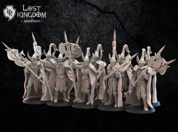 Hisui Guard - Elfos de la noche - Lost Kingdom Miniatures - Imagen 3