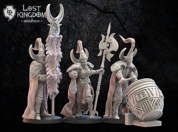 Hisui Guard CG - Elfos de la noche - Lost Kingdom Miniatures - Imagen 2