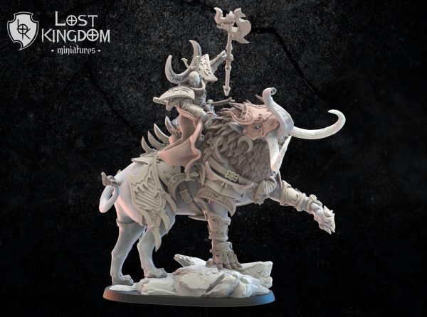 Junichiro on Baku - Elfos de la noche - Lost Kingdom Miniatures - Imagen 2