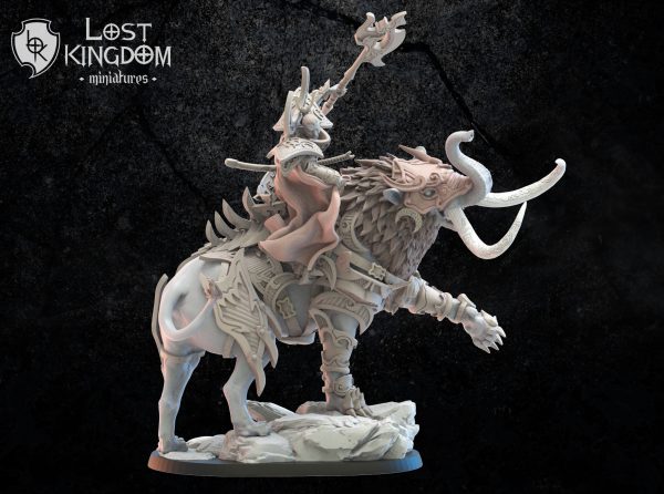 Junichiro on Baku - Elfos de la noche - Lost Kingdom Miniatures - Imagen 4