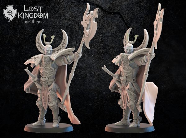 Junichiro on foot - Elfos de la noche - Lost Kingdom Miniatures