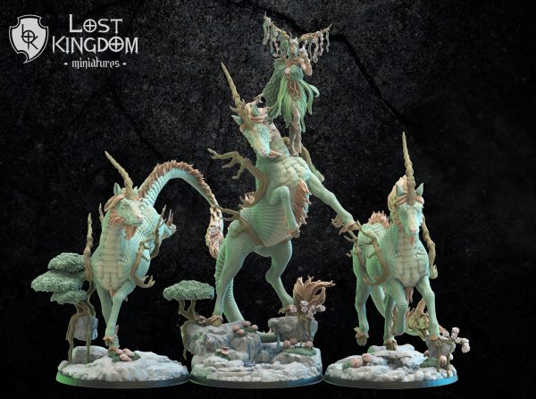 Kazumi, Kirin Queen - Elfos Mori - Lost Kingdom Miniatures