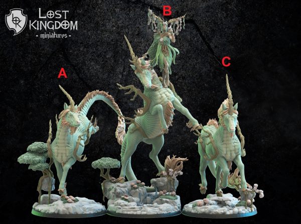 Kazumi, Kirin Queen - Elfos Mori - Lost Kingdom Miniatures - Imagen 2