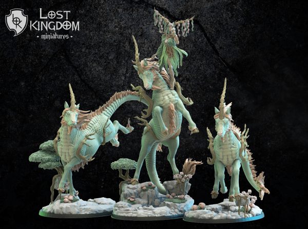 Kazumi, Kirin Queen - Elfos Mori - Lost Kingdom Miniatures - Imagen 4