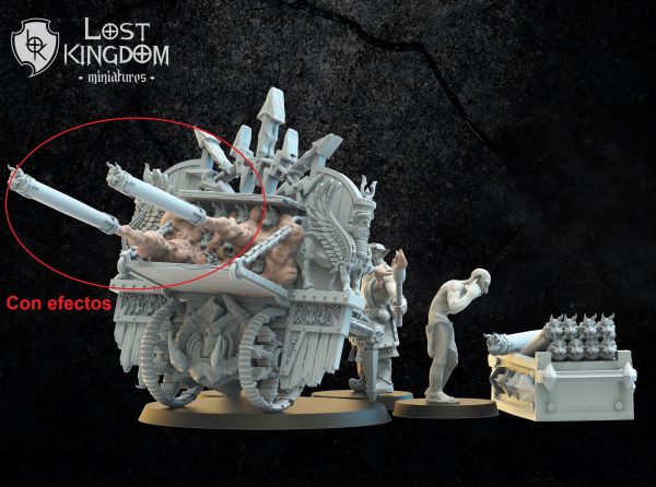 Magmhôrin Hwacha - Elfos Oscuros - Lost Kingdom Miniatures - Imagen 2