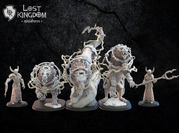 Night Elves Raiju - Elfos de la noche - Lost Kingdom Miniatures