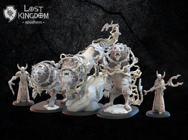 Night Elves Raiju - Elfos de la noche - Lost Kingdom Miniatures - Imagen 3