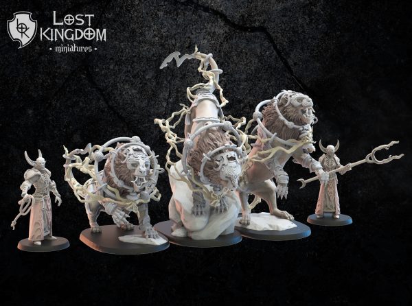 Night Elves Raiju - Elfos de la noche - Lost Kingdom Miniatures - Imagen 4