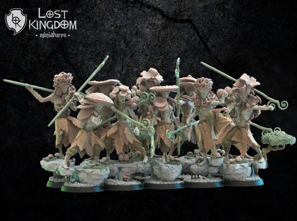 Shaolin Kodamas - Elfos Mori - Lost Kingdom Miniatures