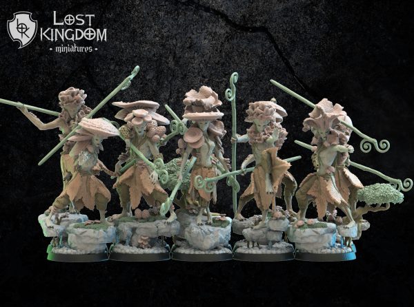 Shaolin Kodamas - Elfos Mori - Lost Kingdom Miniatures - Imagen 2