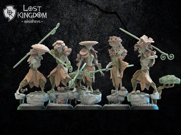 Shaolin Kodamas - Elfos Mori - Lost Kingdom Miniatures - Imagen 4