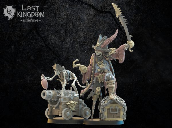 Captain Saw Leg & Mr. Boom - The undead of Misty Island - Lost Kingdom Miniatures - Imagen 3