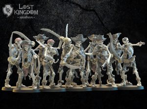 Skeleton Buccaneers - The undead of Misty Island - Lost Kingdom Miniatures