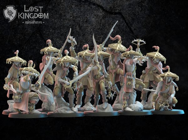 Akkorokamui Corsairs - Elfos de la noche - Lost Kingdom Miniatures - Imagen 6