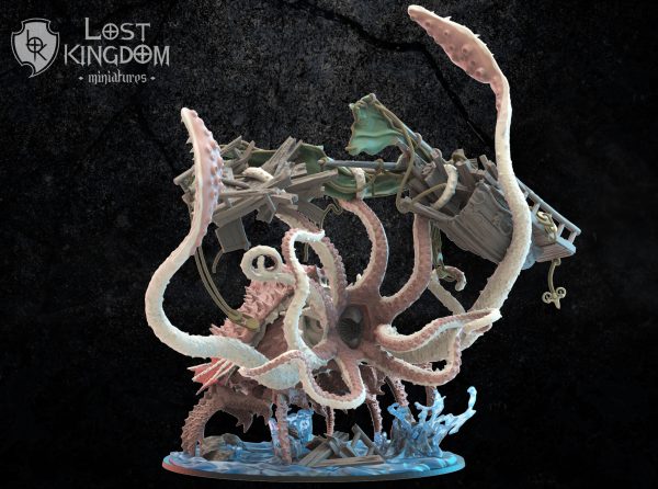 Akkorokamui, Sea Swallower - Elfos de la noche - Lost Kingdom Miniatures - Imagen 3