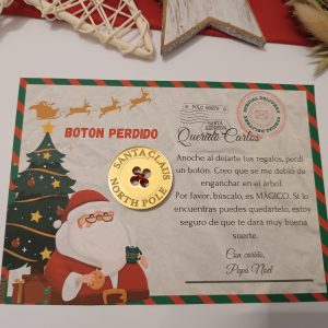 Botón perdido Papá Noel