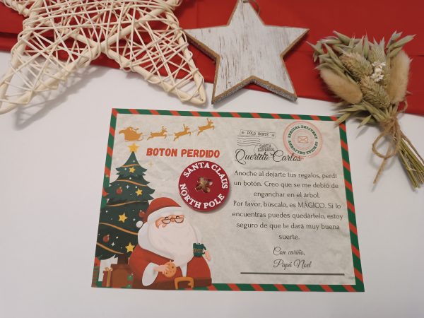 Botón perdido Papá Noel - Imagen 2