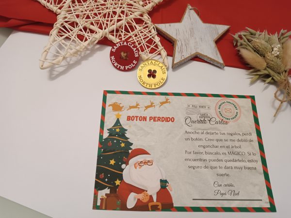 Botón perdido Papá Noel - Imagen 3