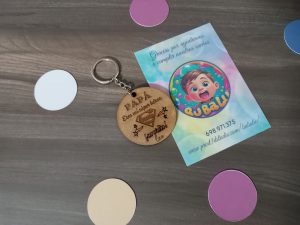 Llavero DM para papá personalizado