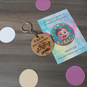 Llavero DM para papá personalizado