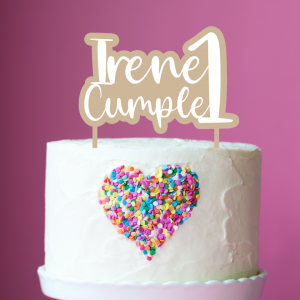 Cake topper - doble capa personalizado