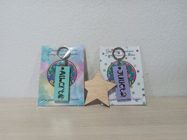 Llavero Glitter personalizado - Imagen 3