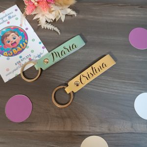 Llavero cuero personalizado