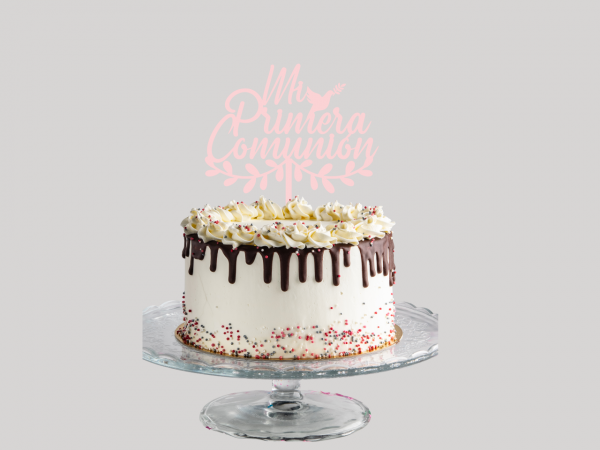 Cake topper - Mi primera comunión personalizado
