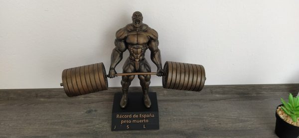 Figura Powerlifting - Trofeo peso muerto - Imagen 2