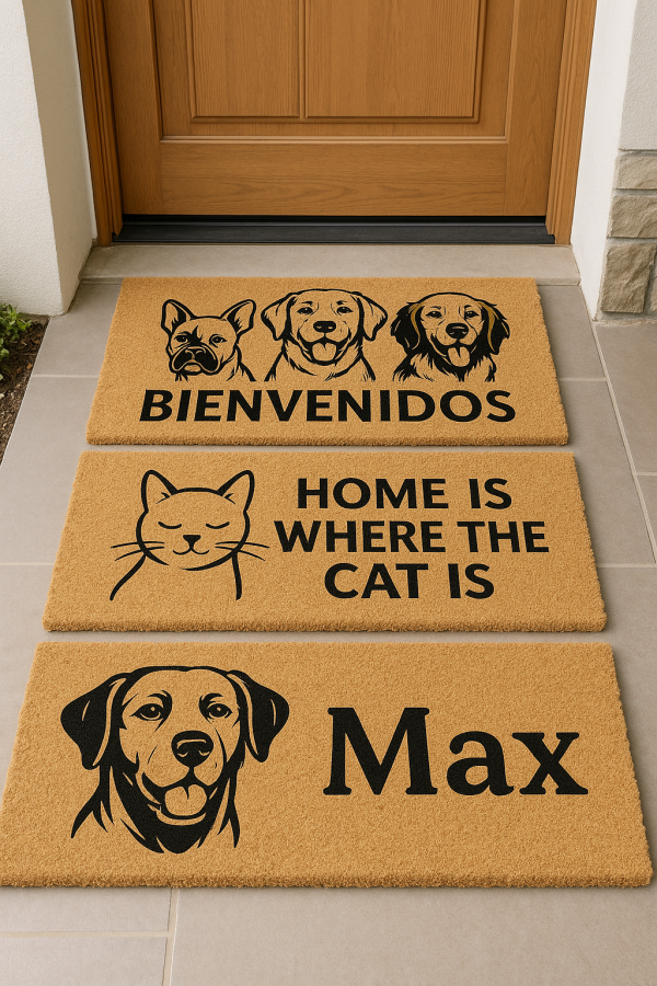 Felpudo Personalizado con Silueta de Mascota - Imagen 2