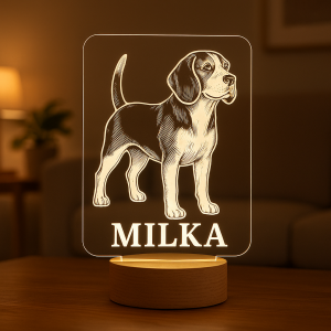 Lámpara personalizada en metacrilato