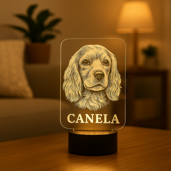 Lámpara personalizada en metacrilato - Imagen 4