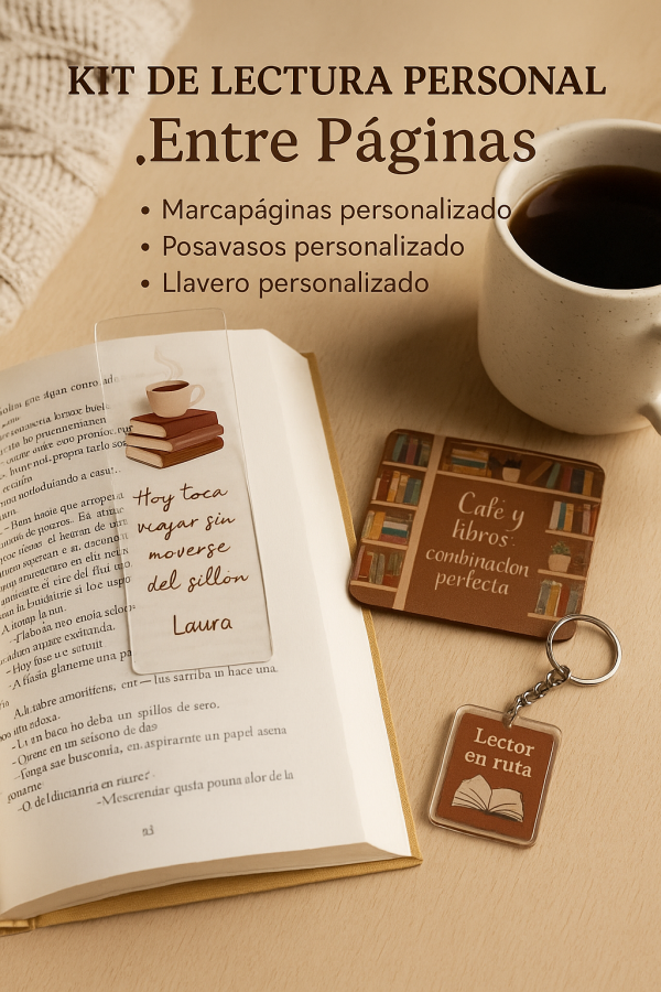 📚 Kit de Lectura Personal: Para los que aman perderse entre páginas.
