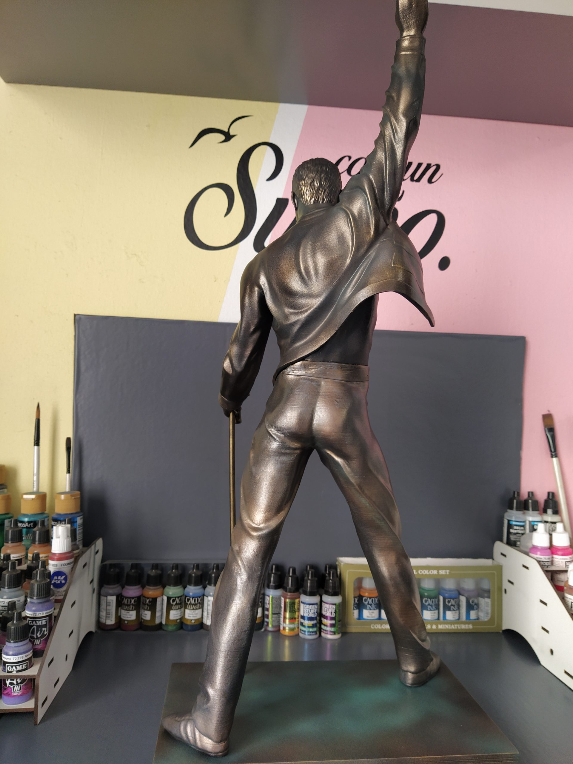 Estatua 3D XL - Leyenda del Rock (edición fan art inspirada) - Imagen 5