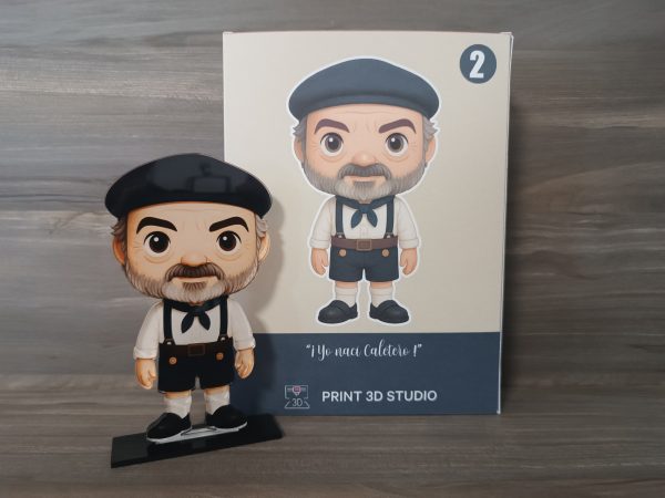 Figura Antonio Martín – Comparsa Caleta - Carnaval de Cádiz - Imagen 2