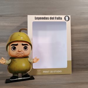 Figura El Canijo – Chirigota Ricas y maduras - Carnaval de Cádiz