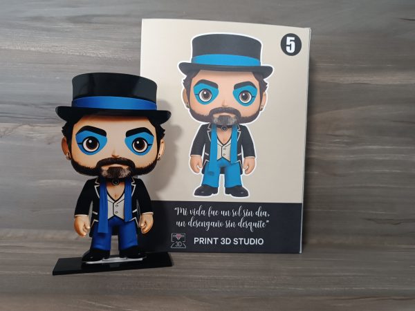 Figura Tino Tovar – Comparsa Juana la Loca - Carnaval de Cádiz - Imagen 2