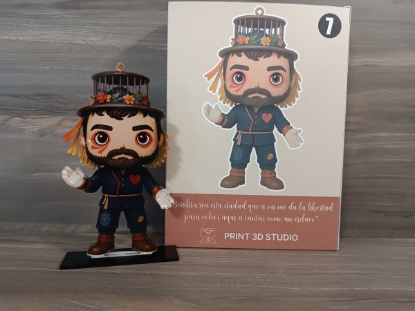 Figura El Chapa – Comparsa Los Esclavos - Carnaval de Cádiz - Imagen 2