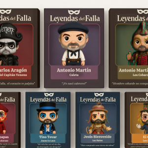 Pack 7 Figuras Comparsas COLECCIÓN LEYENDAS DEL FALLA - ¡Llévate 7 figuras y paga solo 6!