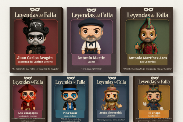 Pack 7 Figuras Comparsas COLECCIÓN LEYENDAS DEL FALLA - ¡Llévate 7 figuras y paga solo 6!