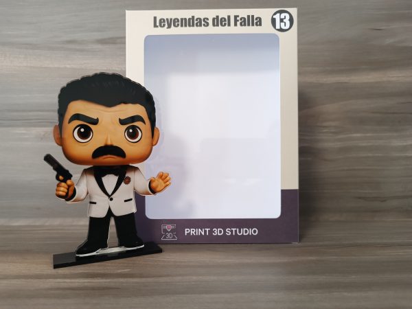 Figura El Yuyu – Chirigota Los James Bond que da gloria verlos - Carnaval de Cádiz