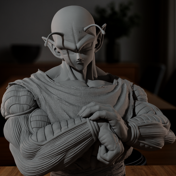 Guerrero Namekiano - Namekian Warrior - High Detailed 16K 3D Printed Figure - Imagen 3