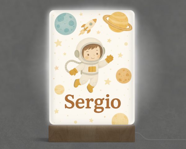Lámpara personalizada en metacrilato a todo color