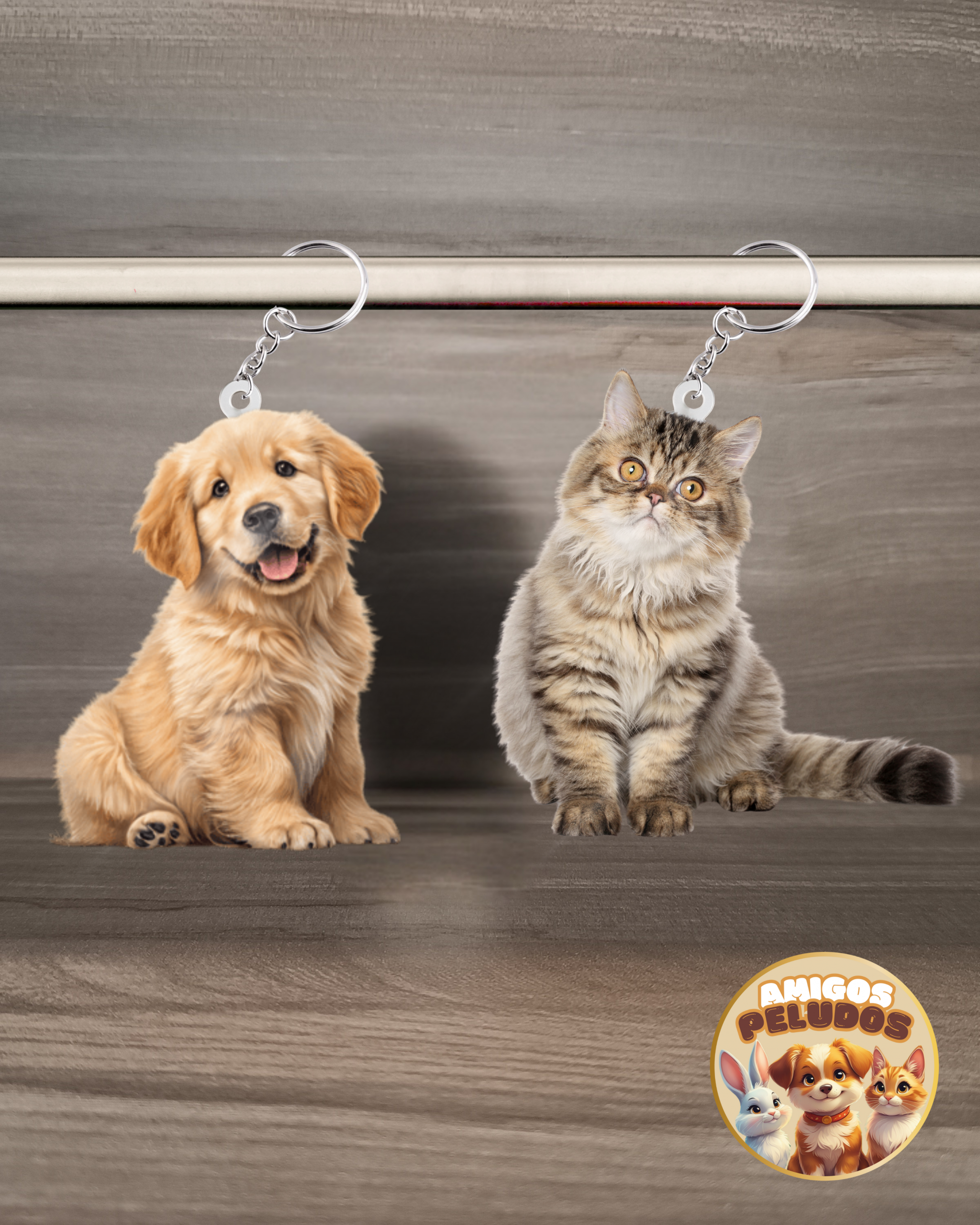 Llavero mascota personalizado