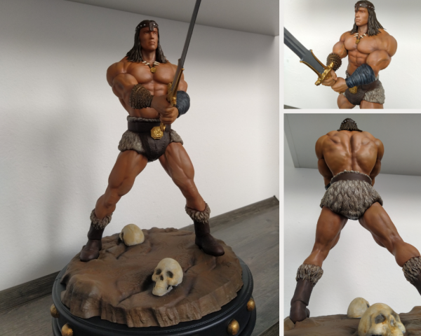 Figura 3D - Bárbaro - Fan art