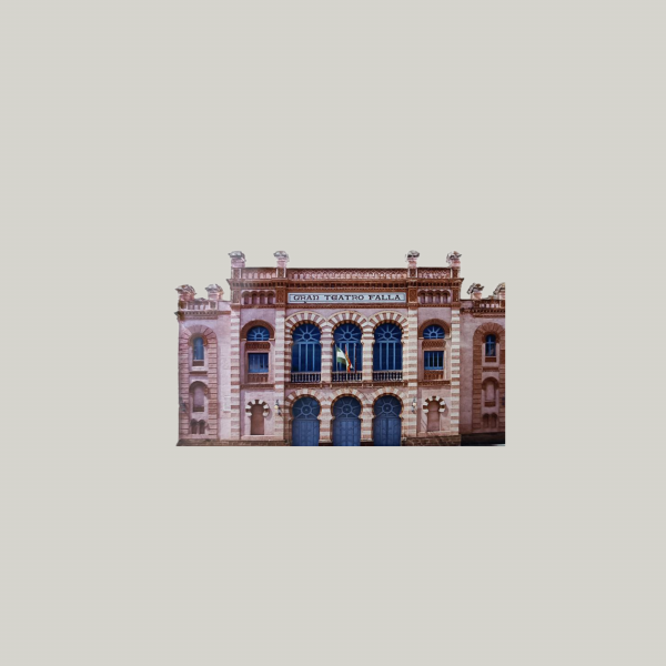 Imán - Fachada Gran Teatro Falla – Carnaval de Cádiz - Imagen 2