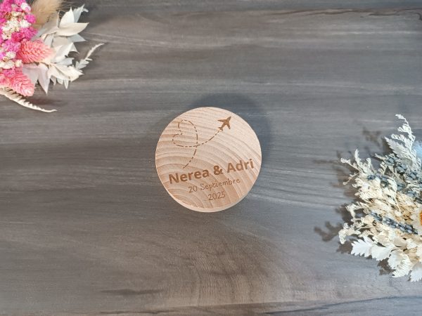Abridor Imán Madera Personalizado - Imagen 2