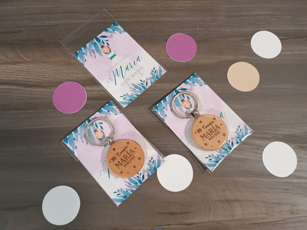 Llavero de madera personalizado - Imagen 2