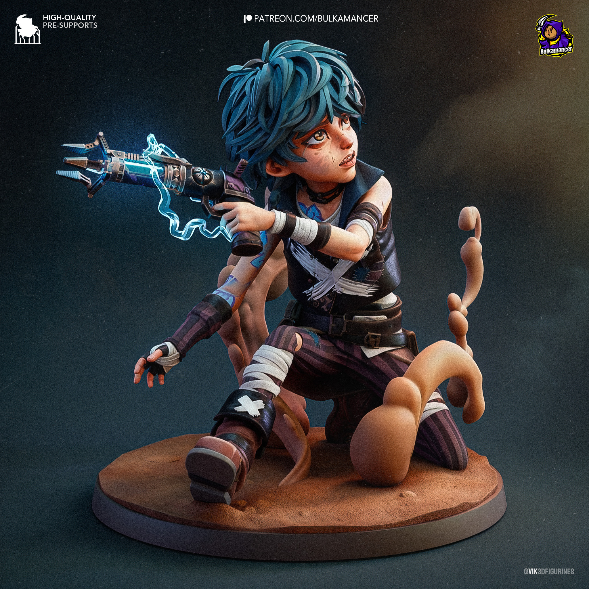 Baby Jinx - High Detailed 16K 3D Printed Figure - Imagen 6